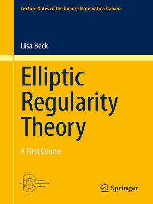 cover image of Elliptic Regularity Theory